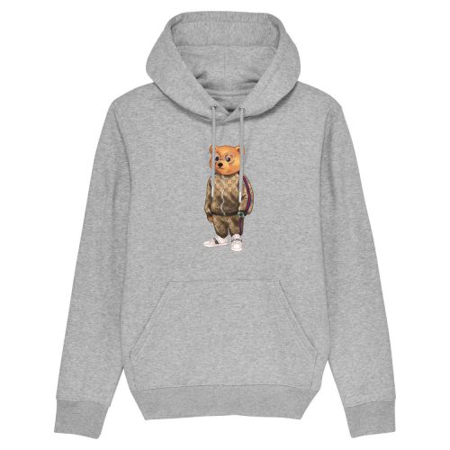 Organic Hoodie Filou V. - Grey