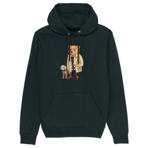 Organic Hoodie Filou IX. - Black