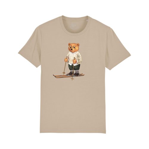 Organic T-Shirt Filou XXX. - Sand Brown