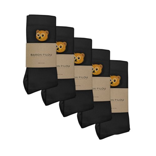 5-Pack Baron Filou Socks -  Black