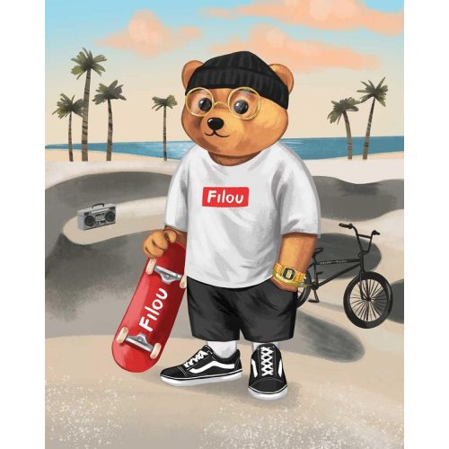 Poster Filou, the sk8ter boy