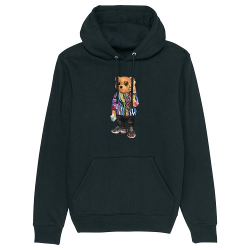 Organic Hoodie Filou LXVIII. - Black