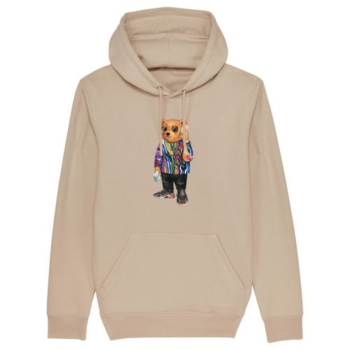 Organic Hoodie Filou LXVIII. - Sand Brown