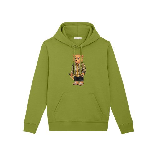 SS24 Organic Hoodie Filou LXXXI. - Olive Swirl