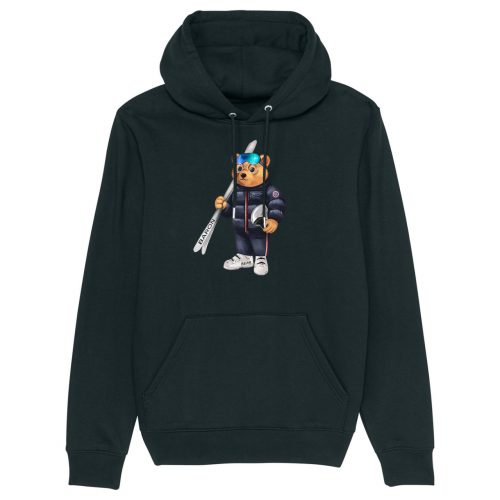 Organic Hoodie Filou CVI. - Black