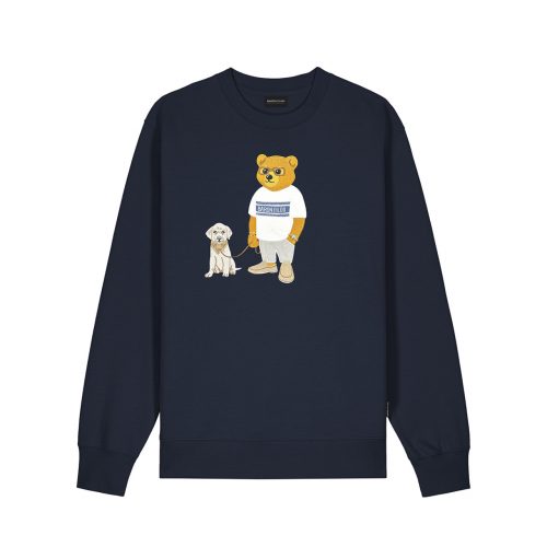 SS25 Embroidered Pullover Filou CXXIV. - Navy Blue