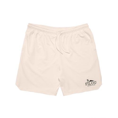 SS25 Mesh Shorts FILOU Beach Club - Peral White