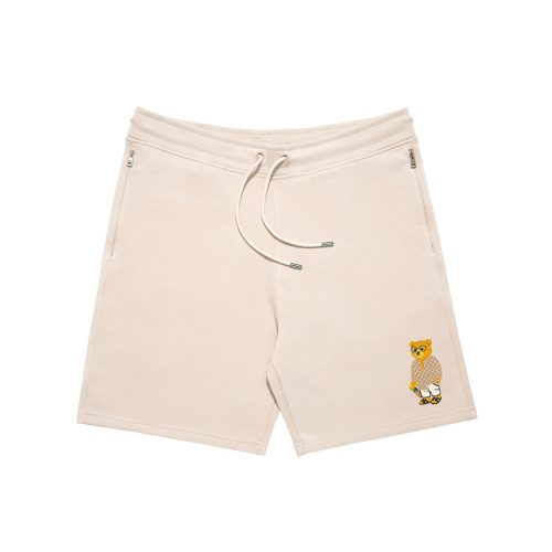 SS25 Embroidered Shorts Filou CXVIII. - Pearl White