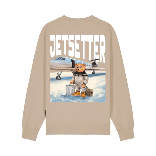 Backprint Pullover Filou CXXXVI. - Sand Brown