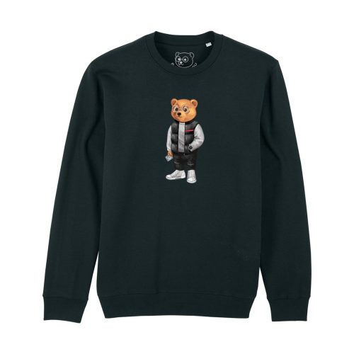 Organic Pullover Filou CXX. - Black