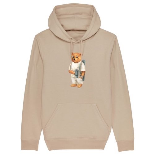 Organic Hoodie Filou CXXXVII. - Sand Brown