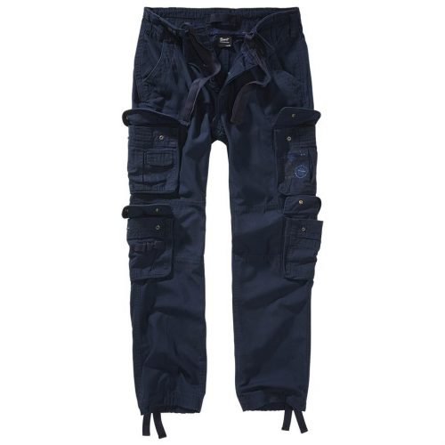 Brandit Pure Slim Fit Pants - navy