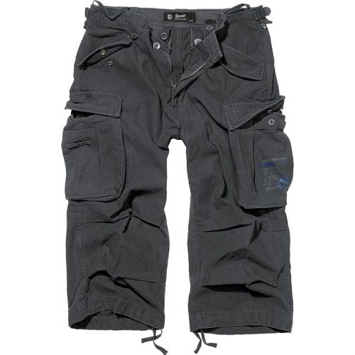 Brandit Industry Vintage 3/4 Shorts - black