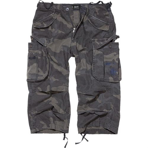 Brandit Industry Vintage 3/4 Shorts - darkcamo