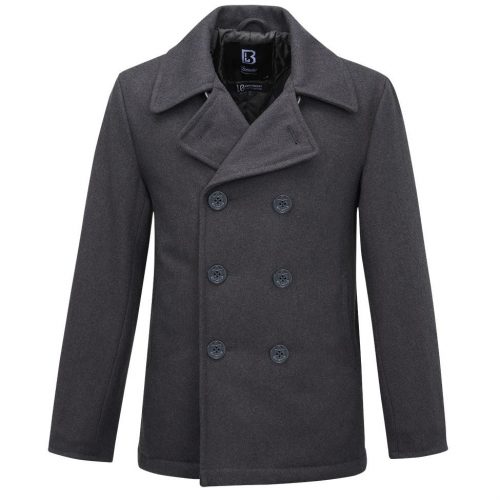 Brandit Pea Coat - anthrazit