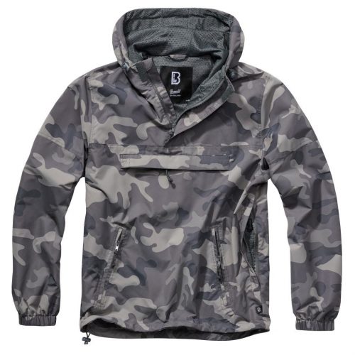 Brandit Summer Windbreaker - grey camo