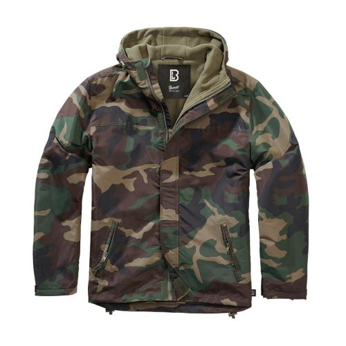 Brandit Frontzip Windbreaker - woodland