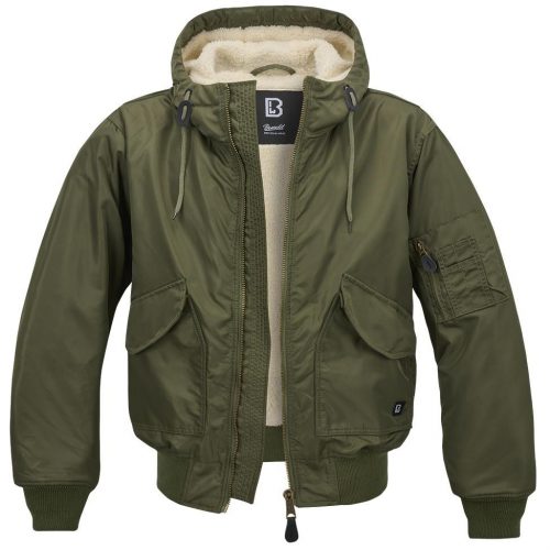 Brandit CWU Jacket Hooded - olive