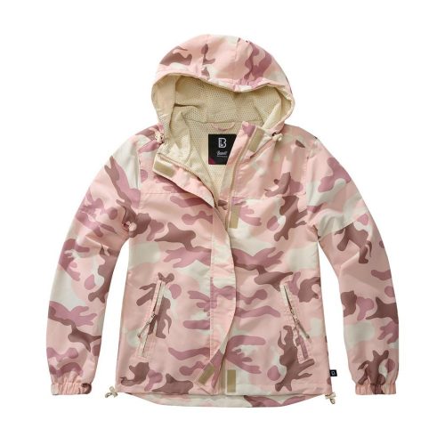 Brandit Women Summer Frontzip Windbreaker - candy camo