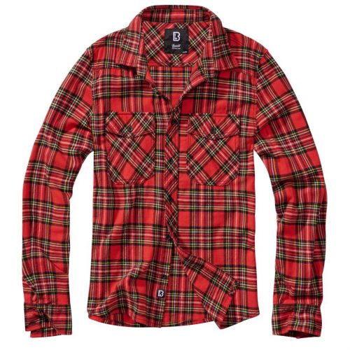 Brandit Check Shirt Long Sleeve - tartan