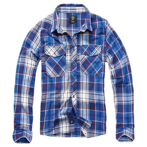 Brandit Check Shirt Long Sleeve - navy