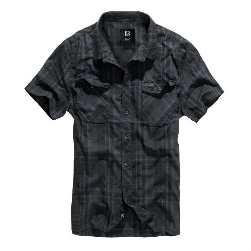 Brandit Roadstar Shirt Short Sleeve - black/blue