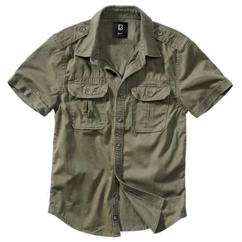 Brandit Vintage Shirt Short Sleeve - olive