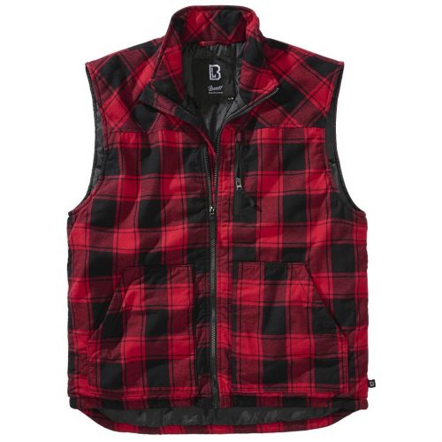 Brandit Lumber Vest - red/black 