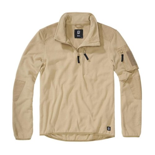 Brandit Fleece Troyer Ripstop - camel