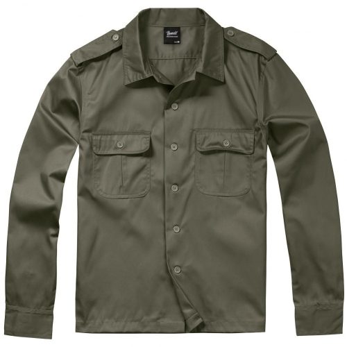 Brandit US Shirt Long Sleeve - olive