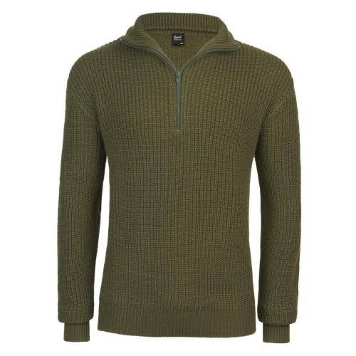 Brandit Marine Pullover Troyer - olive