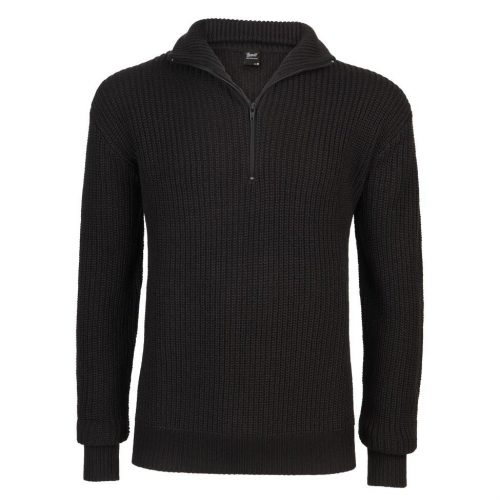 Brandit Marine Pullover Troyer - black