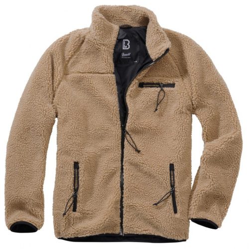 Brandit Teddyfleece Jacket - camel