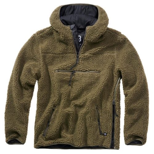 Brandit Teddyfleece Worker Pullover - olive