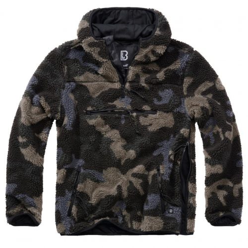 Brandit Teddyfleece Worker Pullover - darkcamo