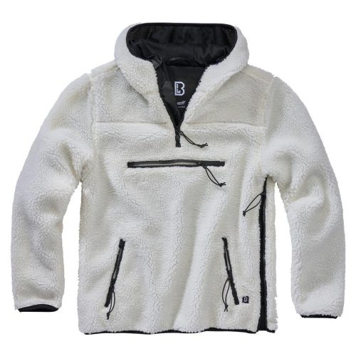 Brandit Teddyfleece Worker Pullover - white