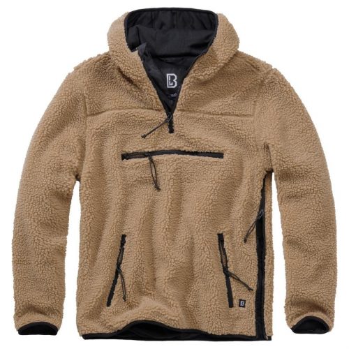 Brandit Teddyfleece Worker Pullover - camel