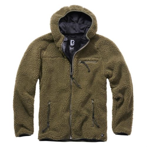 Brandit Teddyfleece Worker Jacket - olive