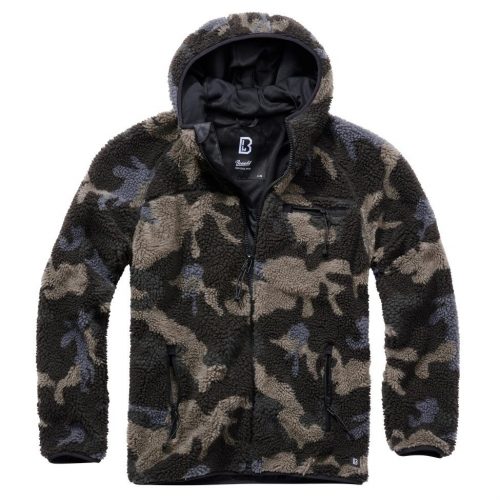 Brandit Teddyfleece Worker Jacket - darkcamo