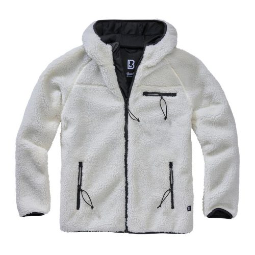 Brandit Teddyfleece Worker Jacket - white