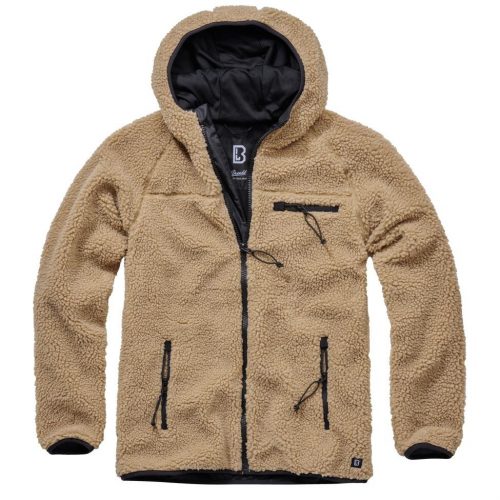 Brandit Teddyfleece Worker Jacket - camel