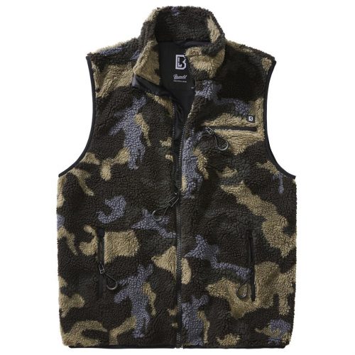 Brandit Teddyfleece Vest - darkcamo