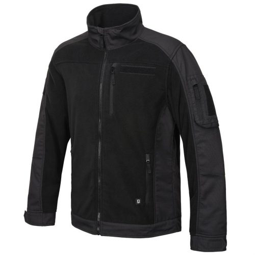 Brandit Fleece Ripstop Jacket  - black