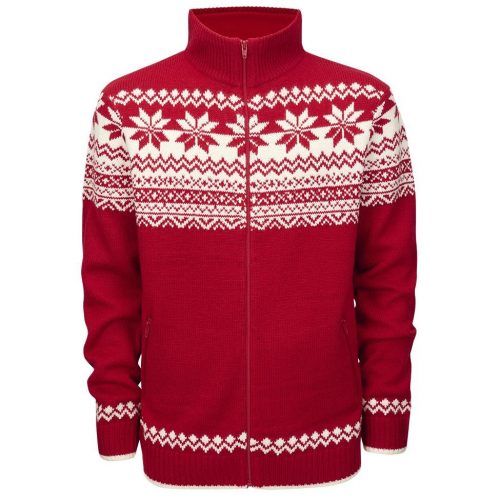 Brandit Norwegian Cardigan - red