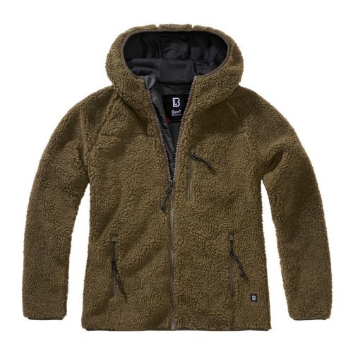 Brandit Women Teddyfleece Jacket Hoode - olive