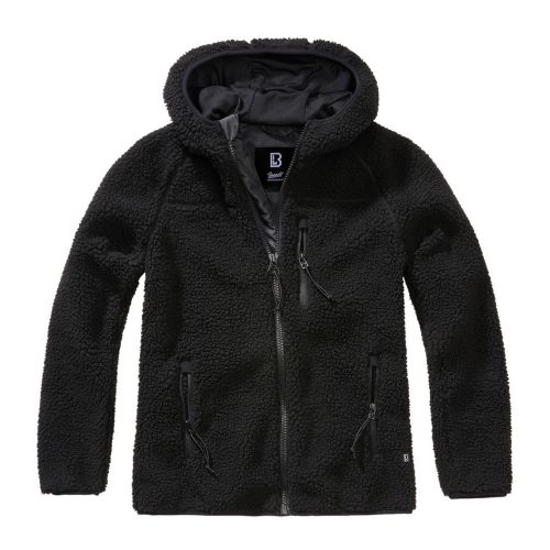 Brandit Women Teddyfleece Jacket Hoode - black