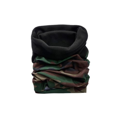 Brandit Multi Function Headgear Fleece - Woodland