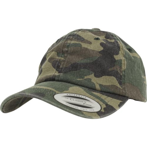 Brandit Low Profile Camo Washed Cap - woodland