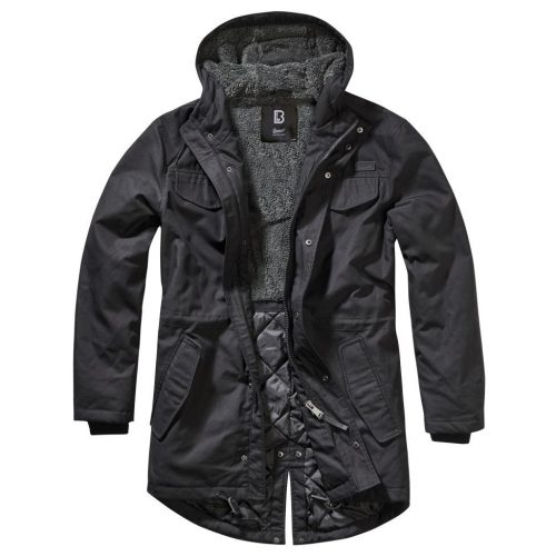 Brandit Marsh Lake Teddyparka - black