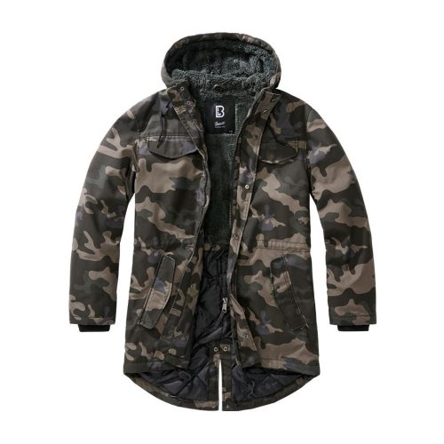 Brandit Marsh Lake Teddyparka - darkcamo